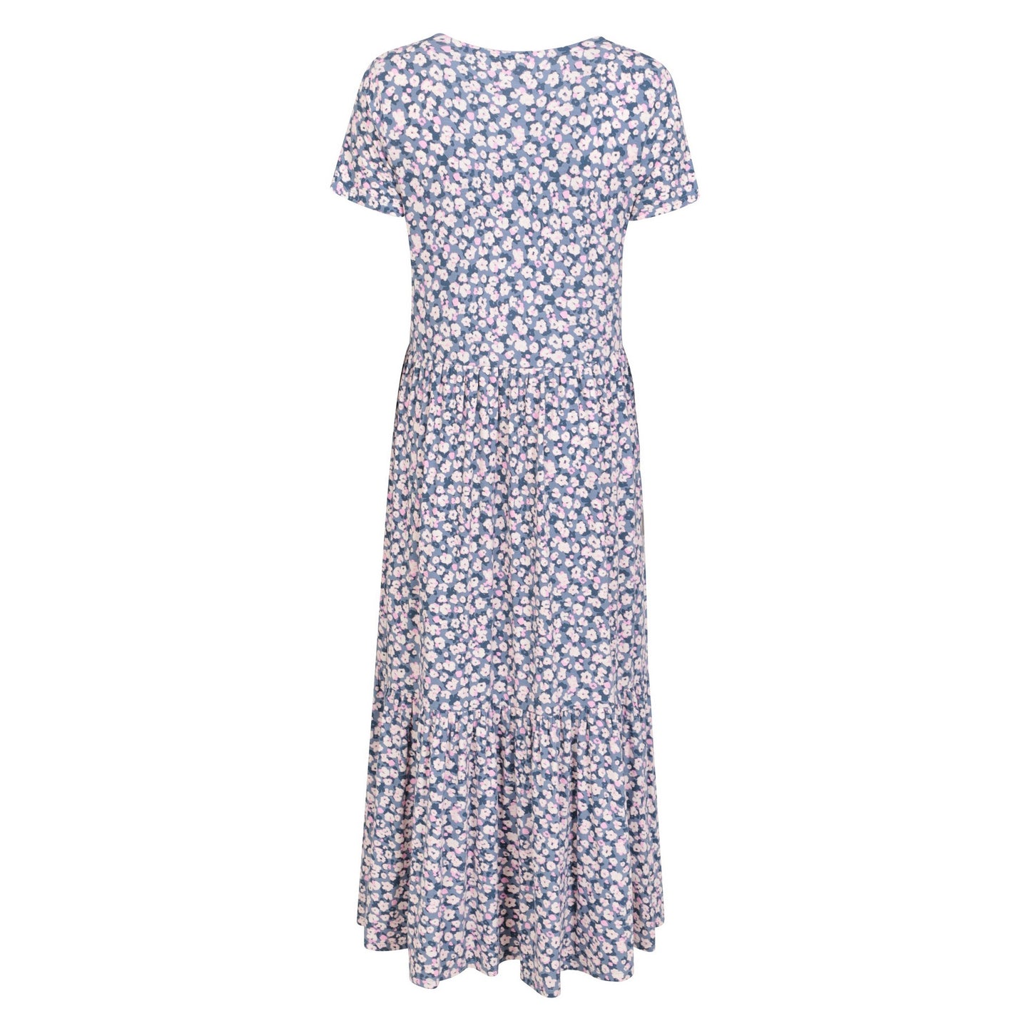 Grey - Back - Mountain Warehouse Womens-Ladies Sardinia Flowers Tiered Dress