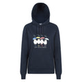 Navy - Front - Mountain Warehouse Womens-Ladies Great British Weather Regular Hoodie