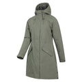 Khaki Green - Lifestyle - Mountain Warehouse Womens-Ladies Polperro Lightweight Padded Waterproof Jacket