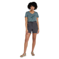 Grey - Close up - Mountain Warehouse Womens-Ladies Explorer Shorts