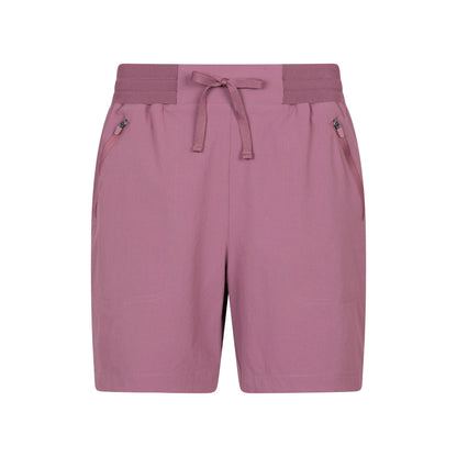Pink - Front - Mountain Warehouse Womens-Ladies Explorer Shorts