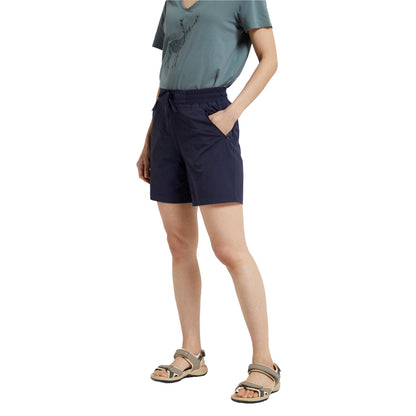Dark Blue - Pack Shot - Mountain Warehouse Womens-Ladies Explorer Shorts