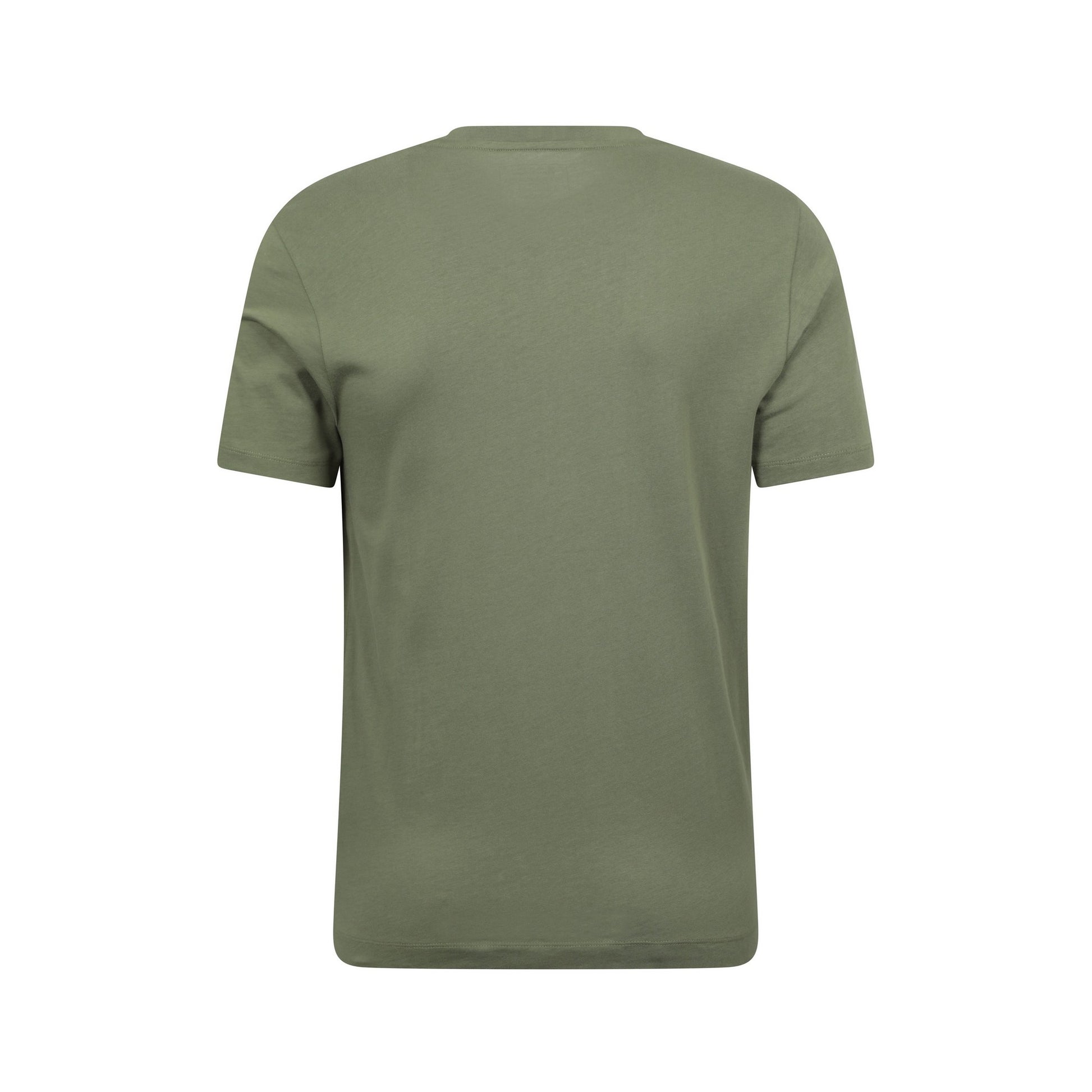 Khaki Green - Back - Mountain Warehouse Mens Mountain Stripes T-Shirt