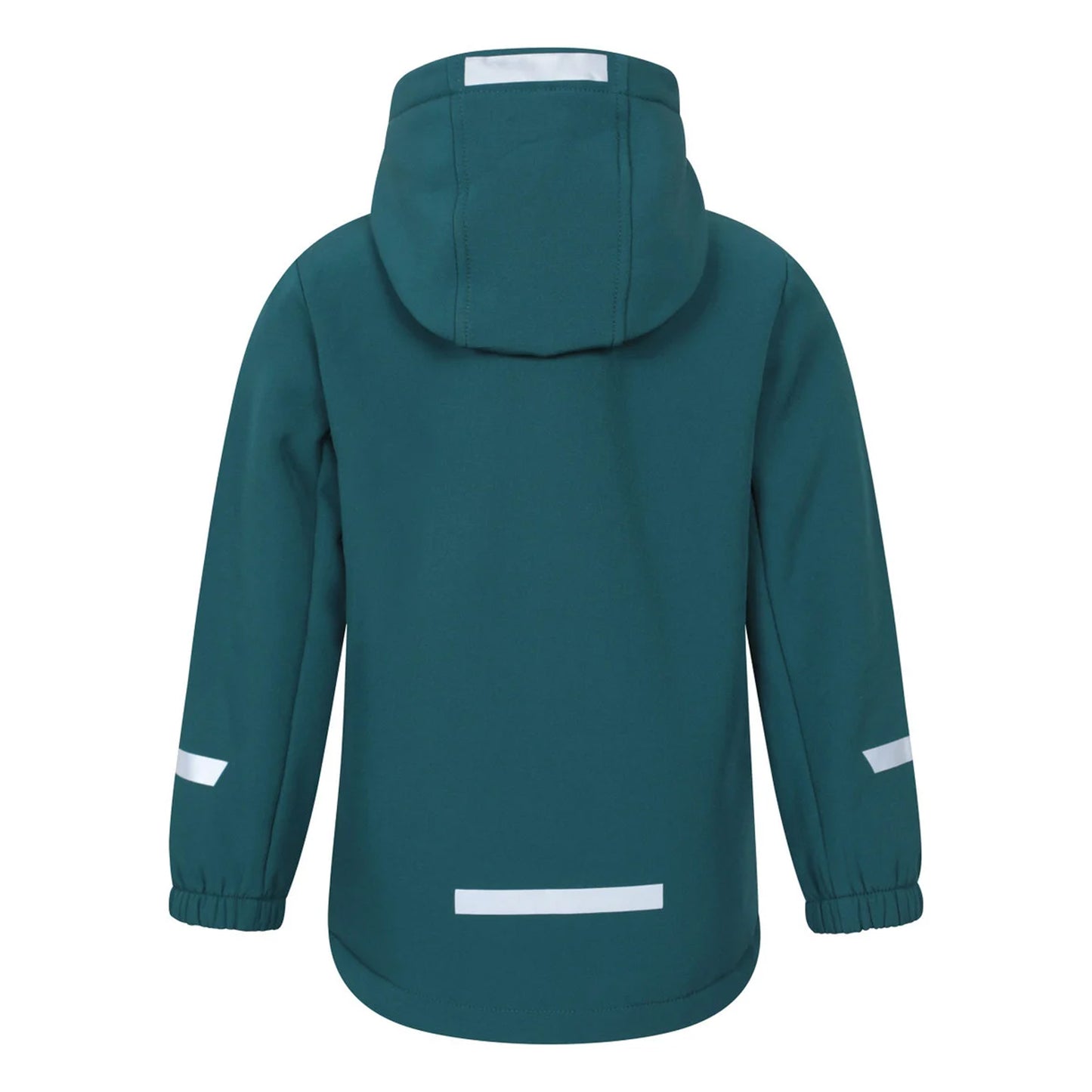 Blue - Back - Mountain Warehouse Childrens-Kids Huxley Reflective Soft Shell Jacket