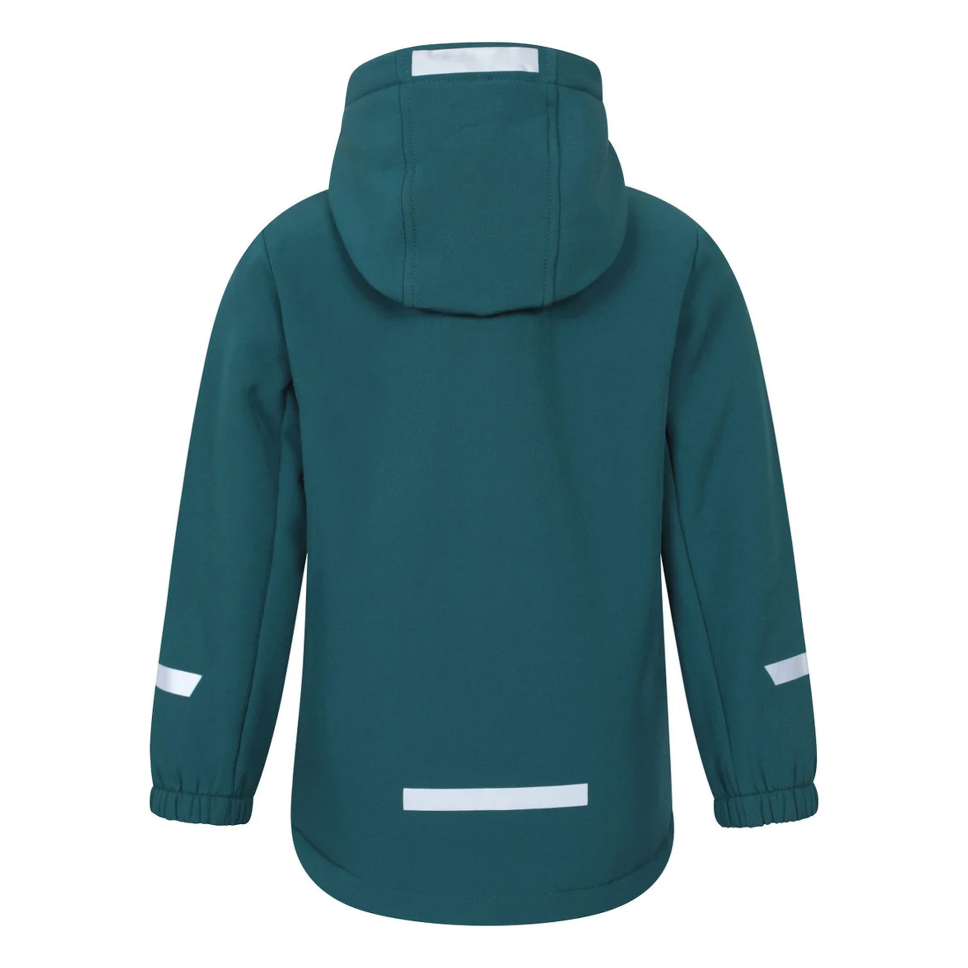 Blue - Back - Mountain Warehouse Childrens-Kids Huxley Reflective Soft Shell Jacket