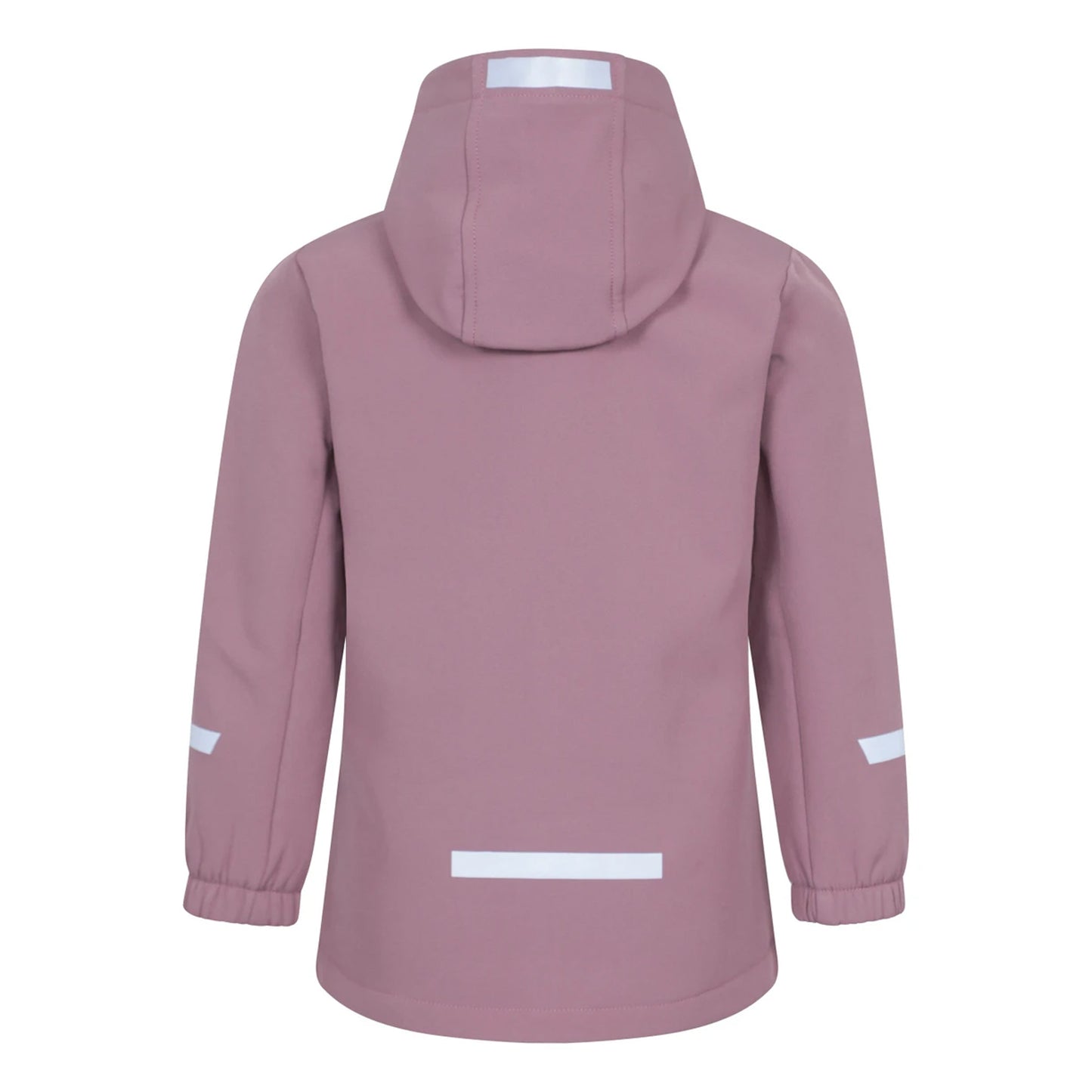 Dusky Purple - Back - Mountain Warehouse Childrens-Kids Huxley Reflective Soft Shell Jacket