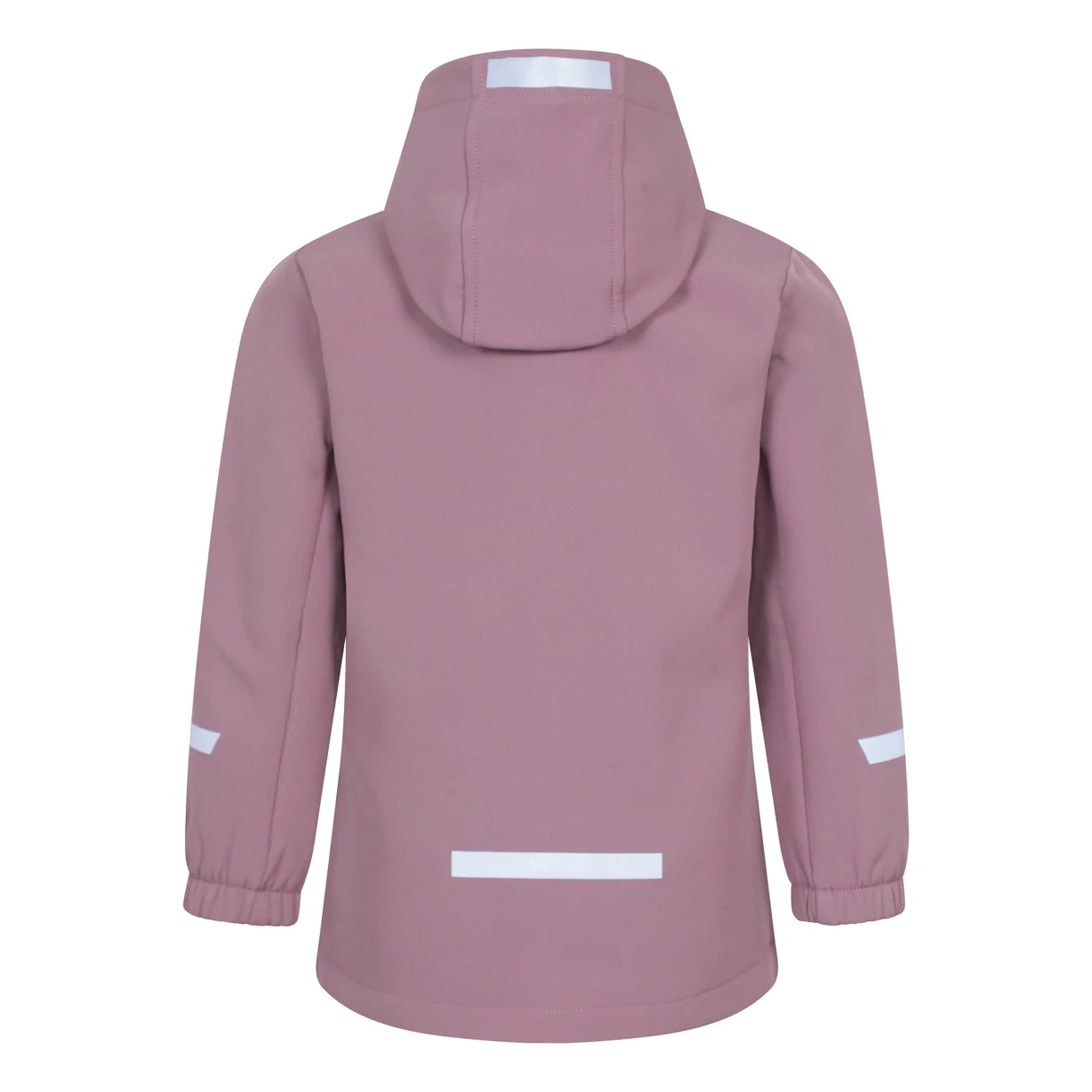 Dusky Purple - Back - Mountain Warehouse Childrens-Kids Huxley Reflective Soft Shell Jacket