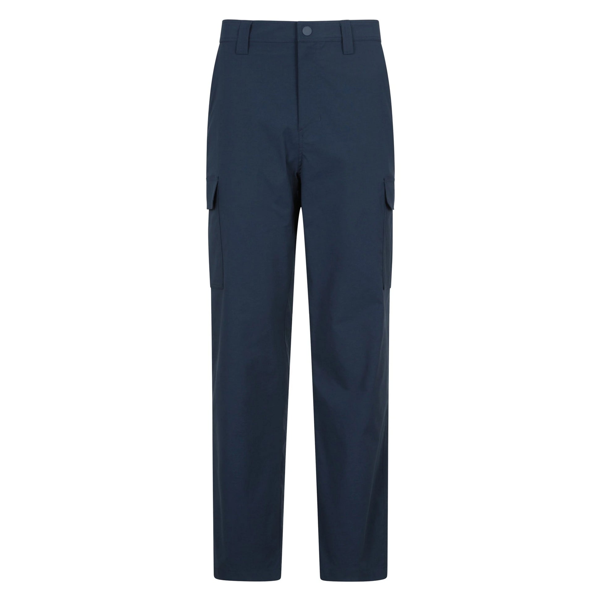 Navy - Front - Mountain Warehouse Mens Delta Stretch Cargo Trousers