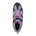Grey - Pack Shot - Mountain Warehouse Womens-Ladies Direction II Leather Waterproof Wide Walking Boots