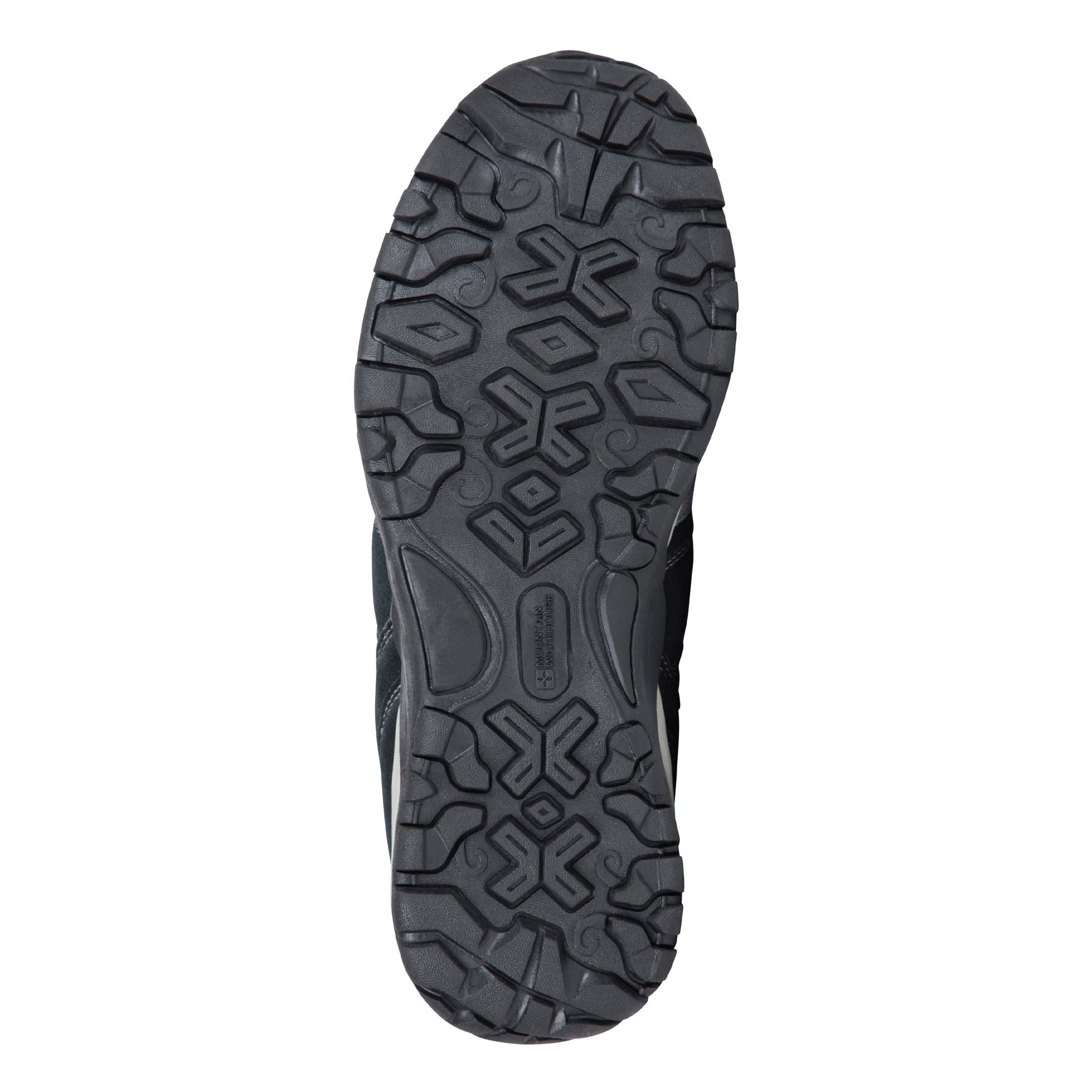 Grey - Close up - Mountain Warehouse Womens-Ladies Direction II Leather Waterproof Wide Walking Boots