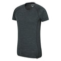 Grey - Side - Mountain Warehouse Mens Summit Merino Wool T-Shirt (Pack of 2)