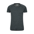 Grey - Lifestyle - Mountain Warehouse Mens Summit Merino Wool T-Shirt (Pack of 2)