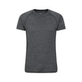 Grey - Lifestyle - Mountain Warehouse Mens Summit Merino Wool T-Shirt (Pack of 2)