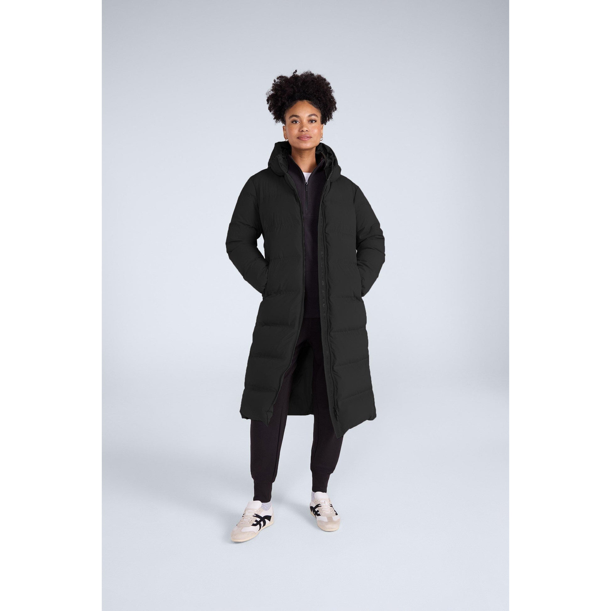 Black - Front - Animal Womens-Ladies Cosi Cloud Down Jacket