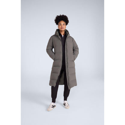 Khaki Green - Front - Animal Womens-Ladies Cosi Cloud Down Jacket