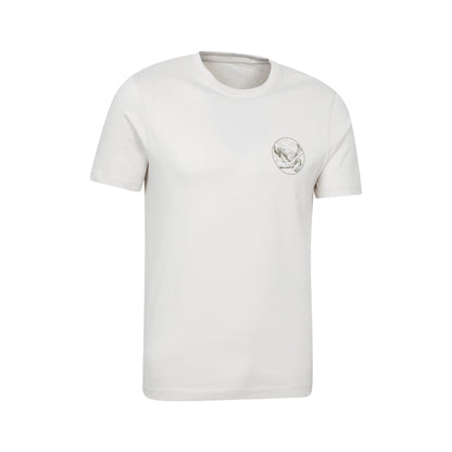 Beige - Side - Mountain Warehouse Mens Valley T-Shirt