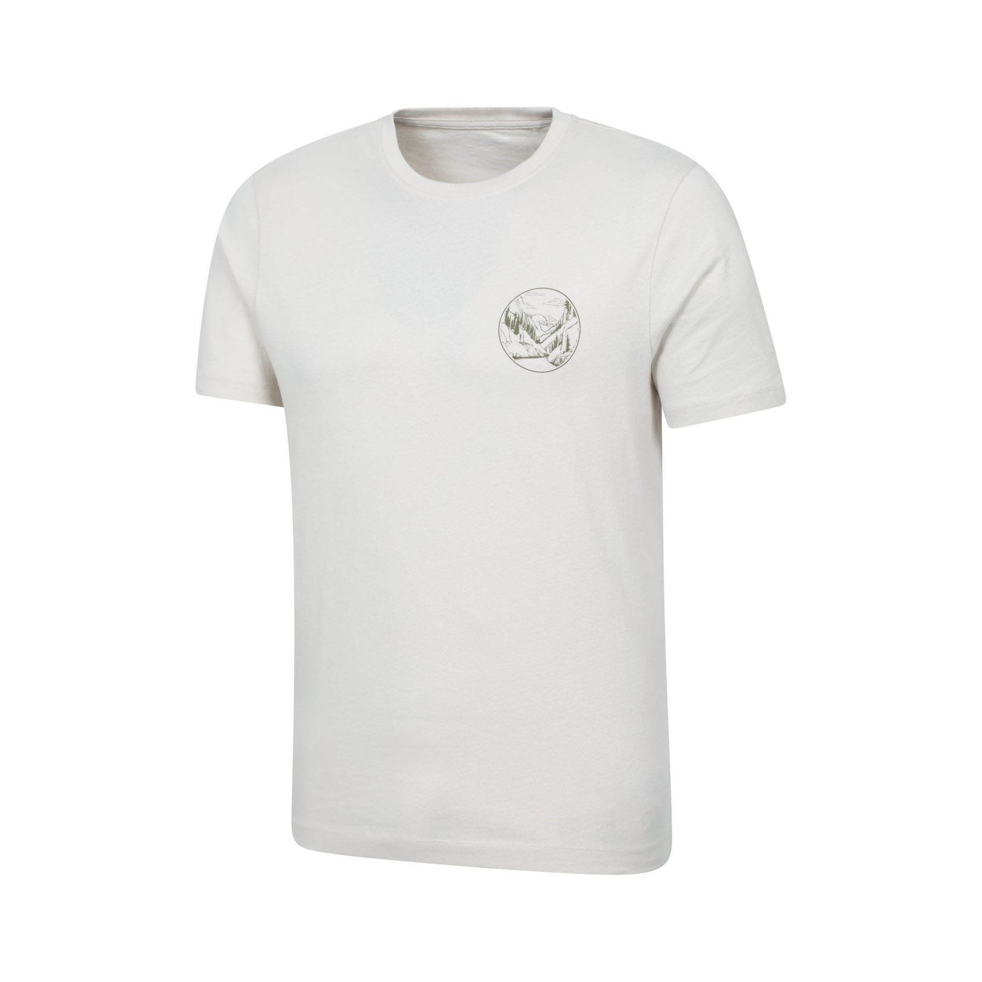 Beige - Lifestyle - Mountain Warehouse Mens Valley T-Shirt