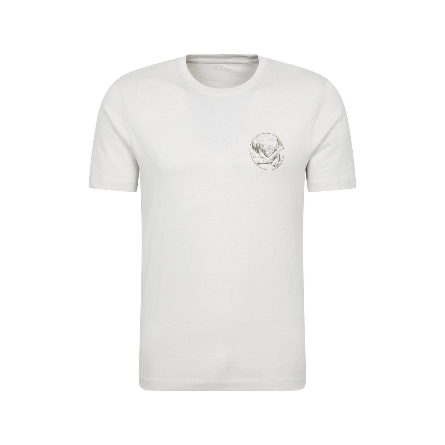 Beige - Front - Mountain Warehouse Mens Valley T-Shirt