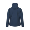 Navy - Back - Mountain Warehouse Womens-Ladies Retreat Packable Soft Shell Jacket
