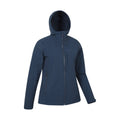 Navy - Side - Mountain Warehouse Womens-Ladies Retreat Packable Soft Shell Jacket