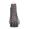 Black - Back - Mountain Warehouse Womens-Ladies Lynx Leopard Print Wellington Boots