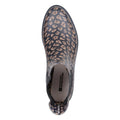 Black - Pack Shot - Mountain Warehouse Womens-Ladies Lynx Leopard Print Wellington Boots