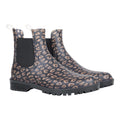 Black - Front - Mountain Warehouse Womens-Ladies Lynx Leopard Print Wellington Boots