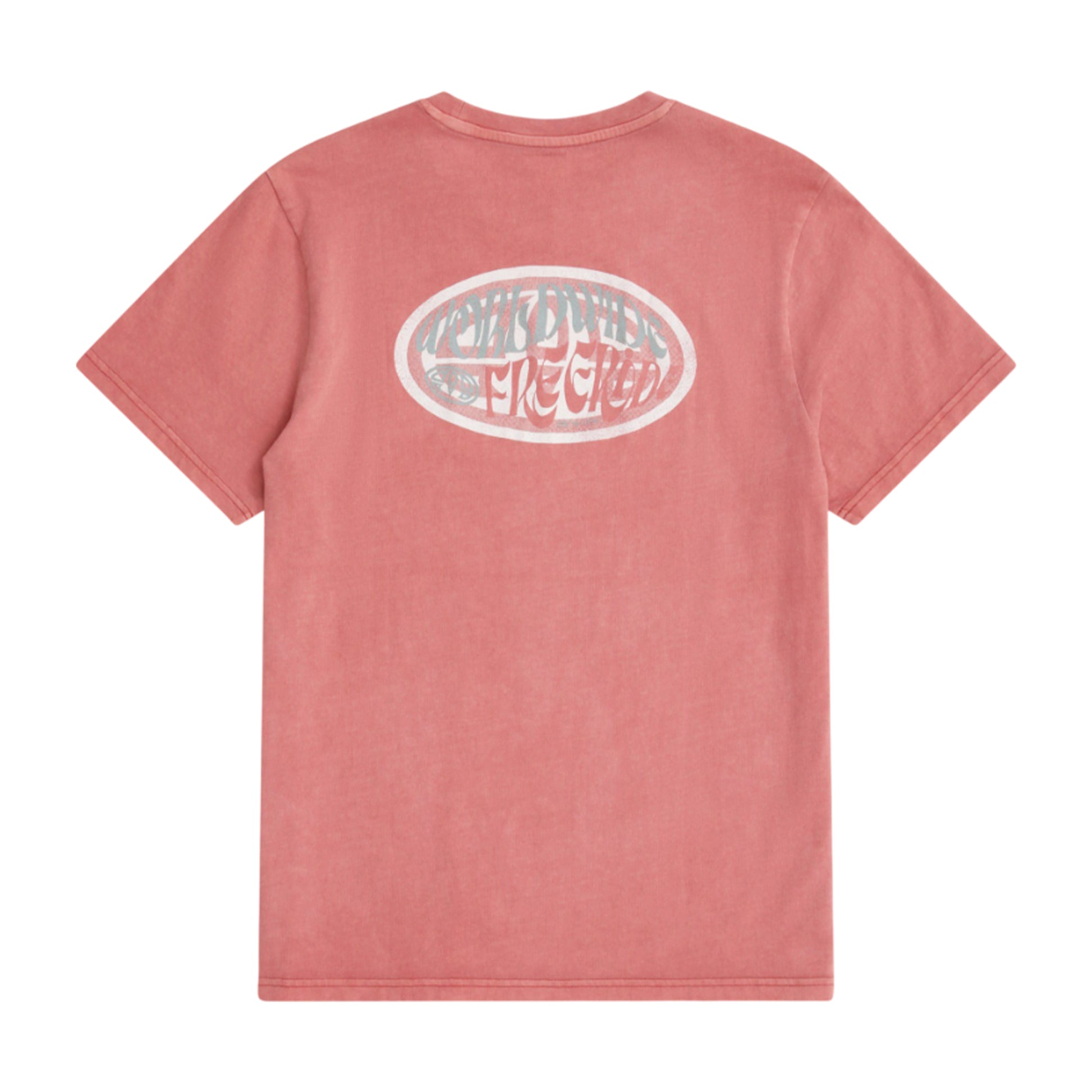 Dark Burgundy - Back - Animal Mens Worldwide Freeride Jacob T-Shirt