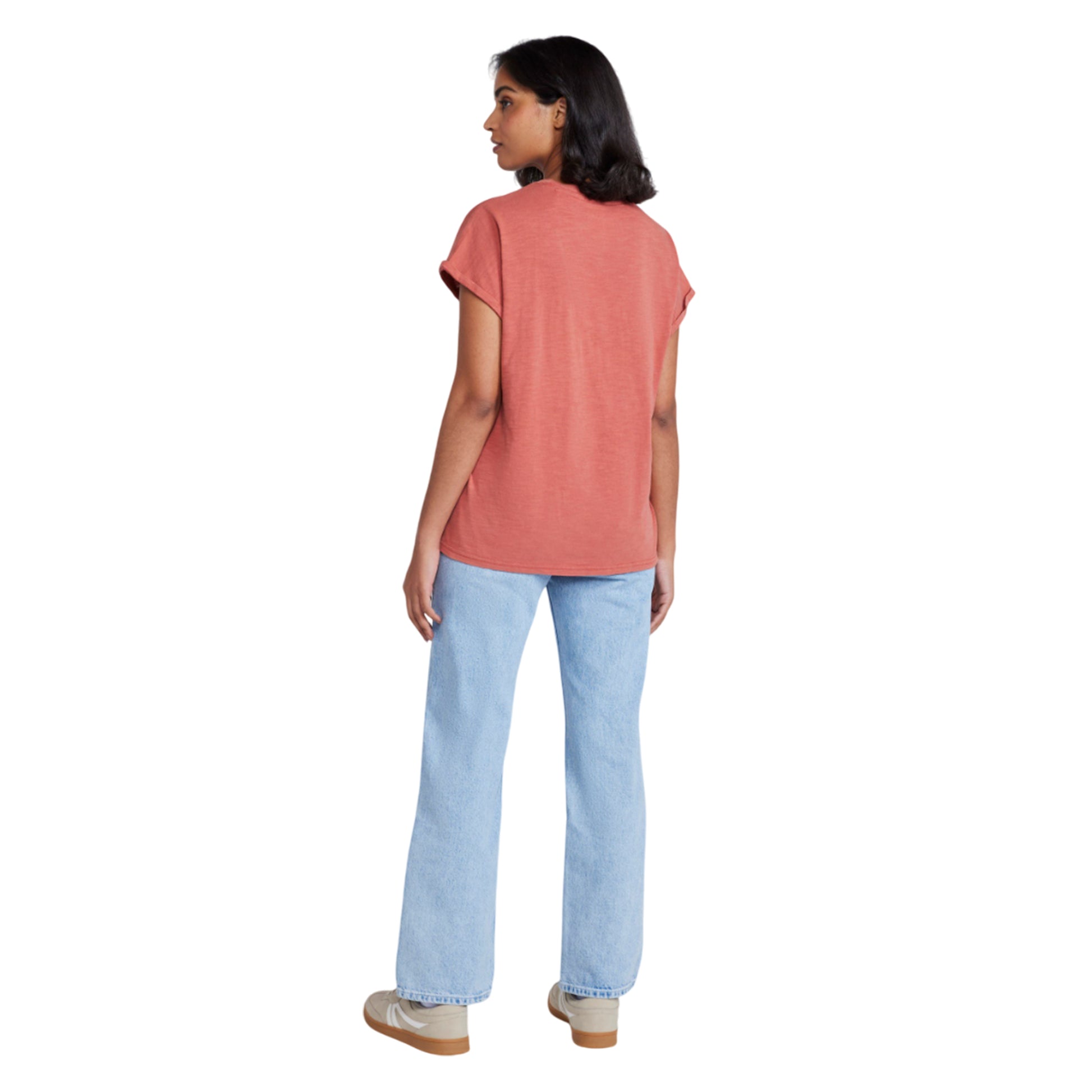 Rust - Lifestyle - Animal Womens-Ladies Wherever The Waves Holly Logo T-Shirt