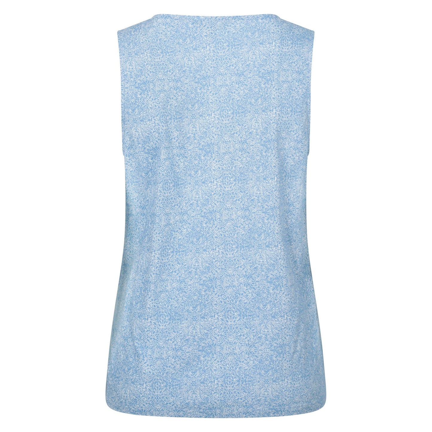 Pale Blue - Back - Mountain Warehouse Womens-Ladies Orchid Floral Tank Top