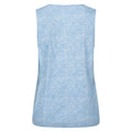 Pale Blue - Back - Mountain Warehouse Womens-Ladies Orchid Floral Tank Top