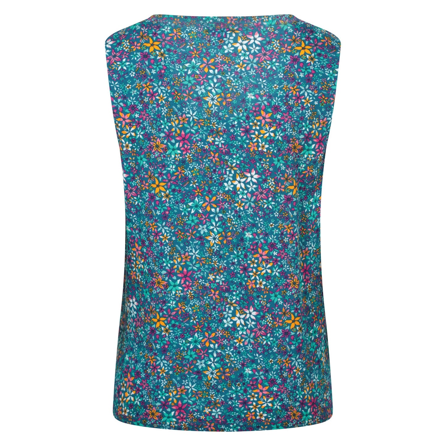 Teal - Back - Mountain Warehouse Womens-Ladies Orchid Tank Top