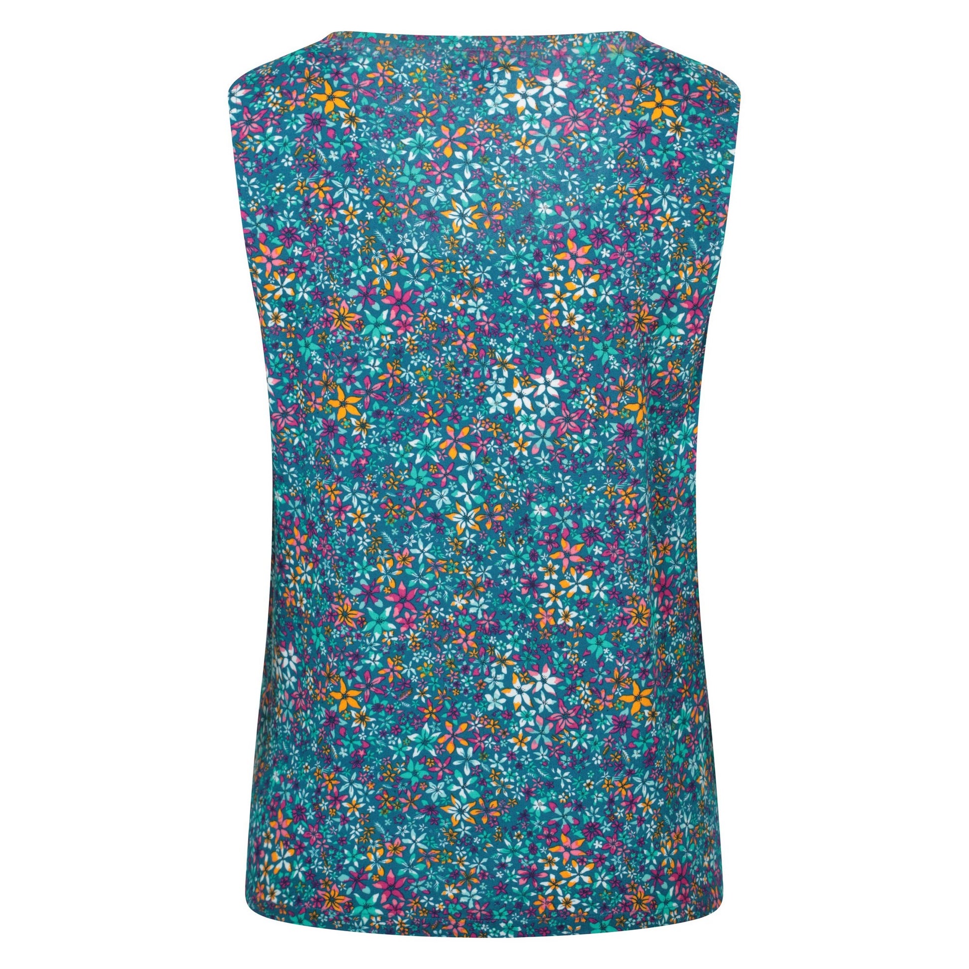 Teal - Back - Mountain Warehouse Womens-Ladies Orchid Tank Top