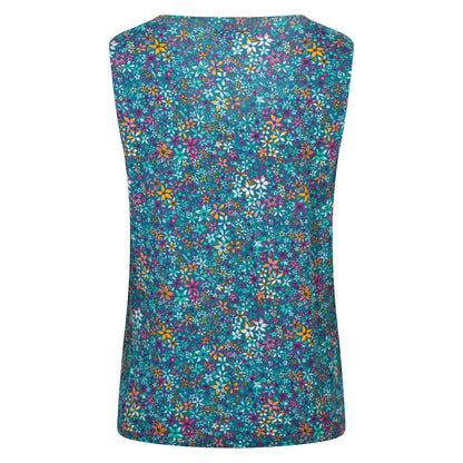 Teal - Back - Mountain Warehouse Womens-Ladies Orchid Tank Top