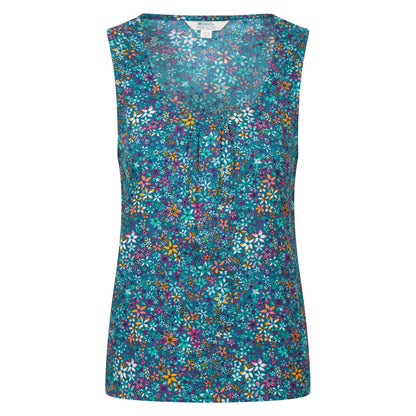 Teal - Front - Mountain Warehouse Womens-Ladies Orchid Tank Top