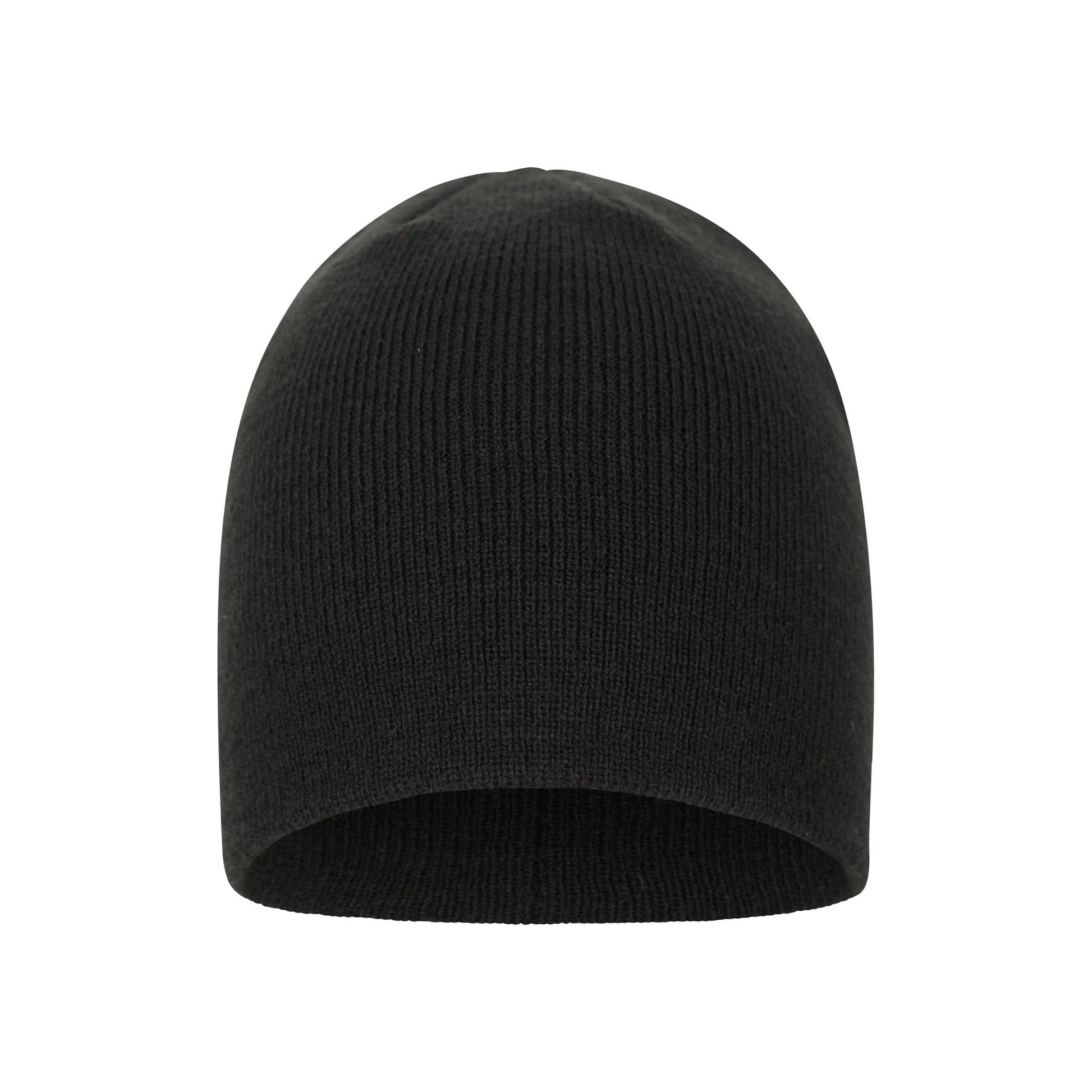 Black - Front - Mountain Warehouse Mens St Anton Beanie
