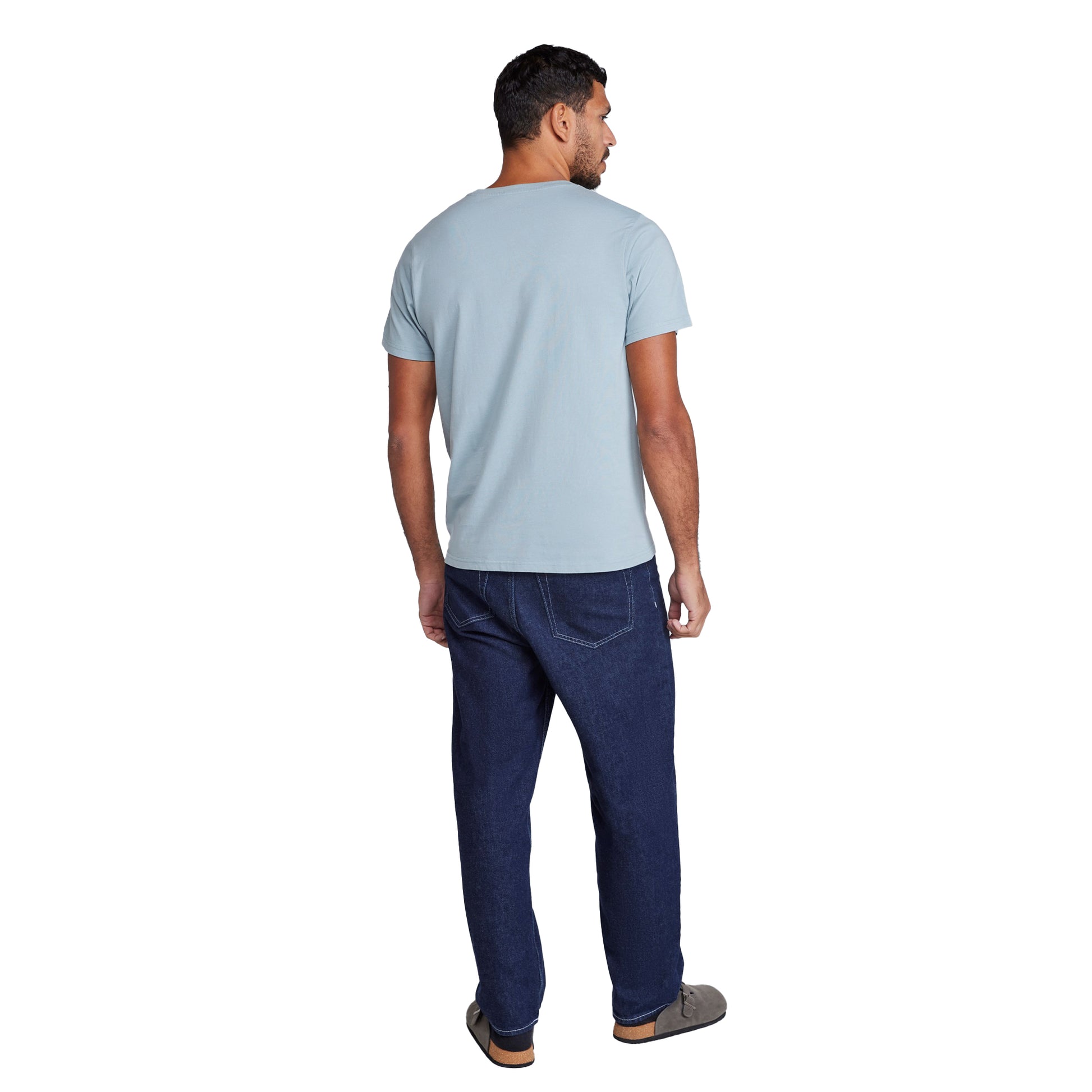 Light Blue - Lifestyle - Animal Mens Jacob Logo Relaxed Fit T-Shirt