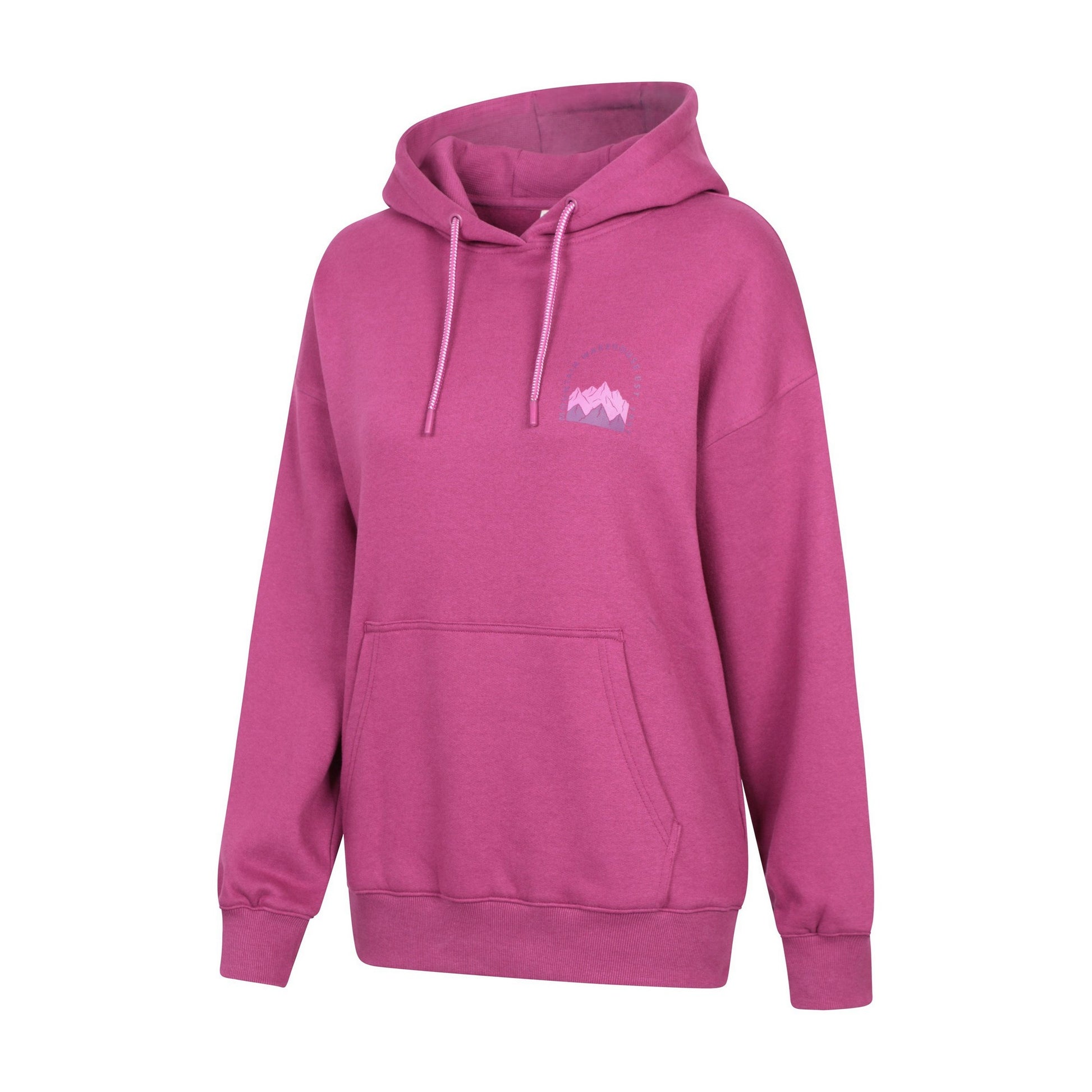 Berry - Lifestyle - Mountain Warehouse Womens-Ladies Mountain Scene Hoodie