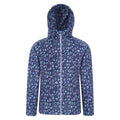 Dark Blue - Front - Mountain Warehouse Childrens-Kids Endeavour II Animal Print Hoodie