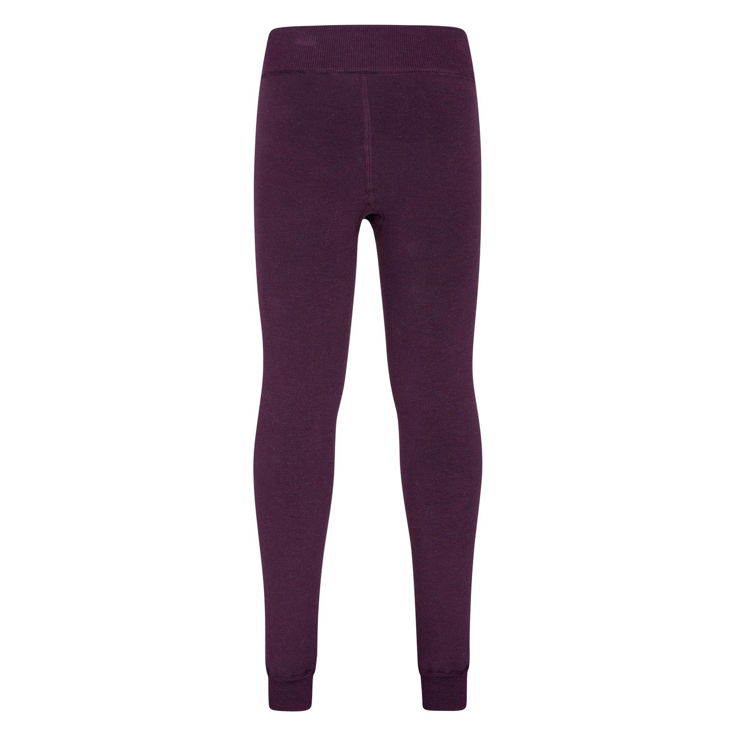 Purple - Back - Mountain Warehouse Childrens-Kids Fluffy Fleece Lined Leggings