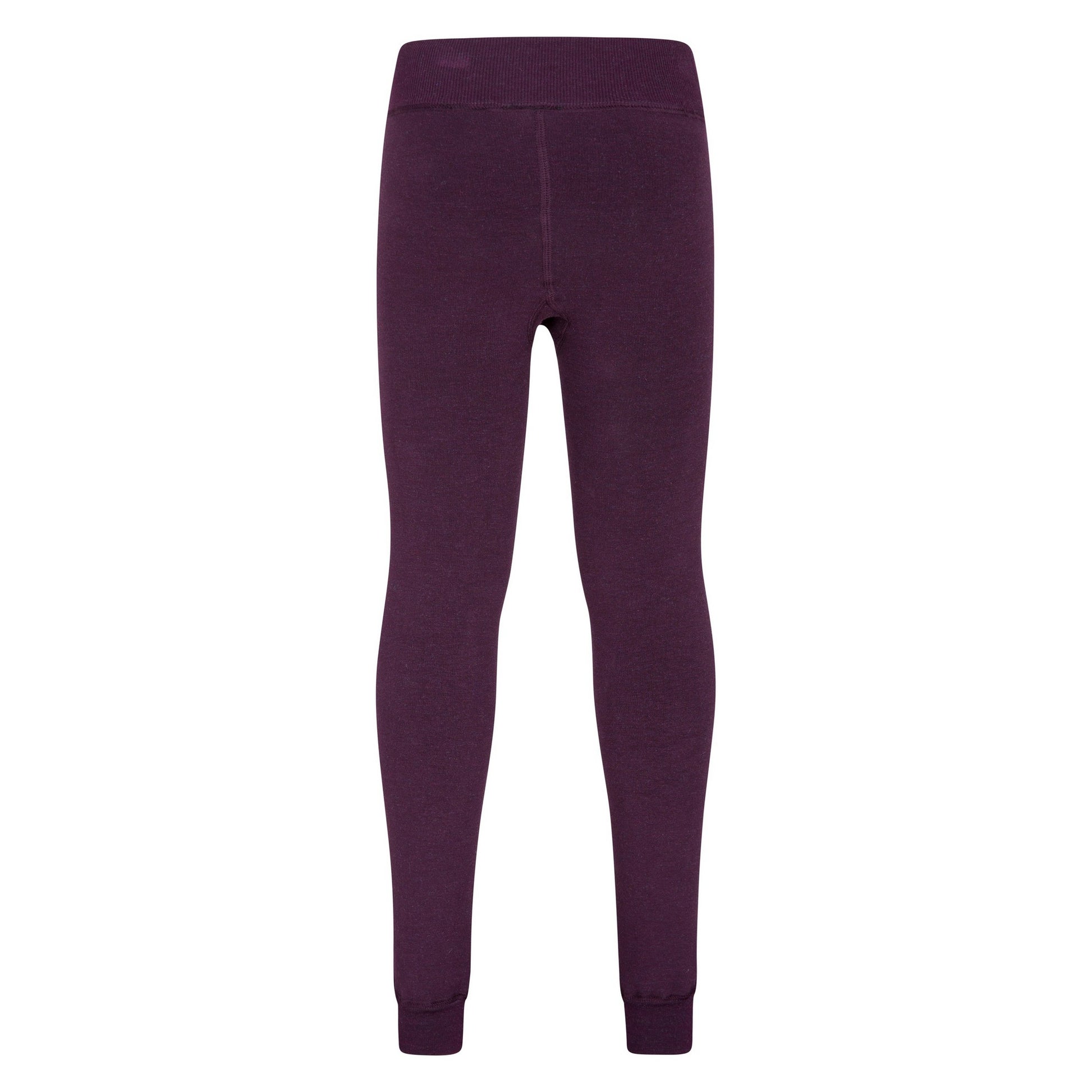 Purple - Back - Mountain Warehouse Childrens-Kids Fluffy Fleece Lined Leggings