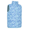 Pale Blue - Side - Mountain Warehouse Childrens-Kids Rocko Floral Padded Gilet