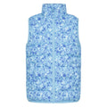Pale Blue - Front - Mountain Warehouse Childrens-Kids Rocko Floral Padded Gilet