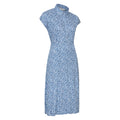 Corn Blue - Side - Mountain Warehouse Womens-Ladies Vienna Floral Shirt Dress