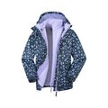 Navy - Pack Shot - Mountain Warehouse Childrens-Kids Aries 3 in 1 Waterproof Jacket