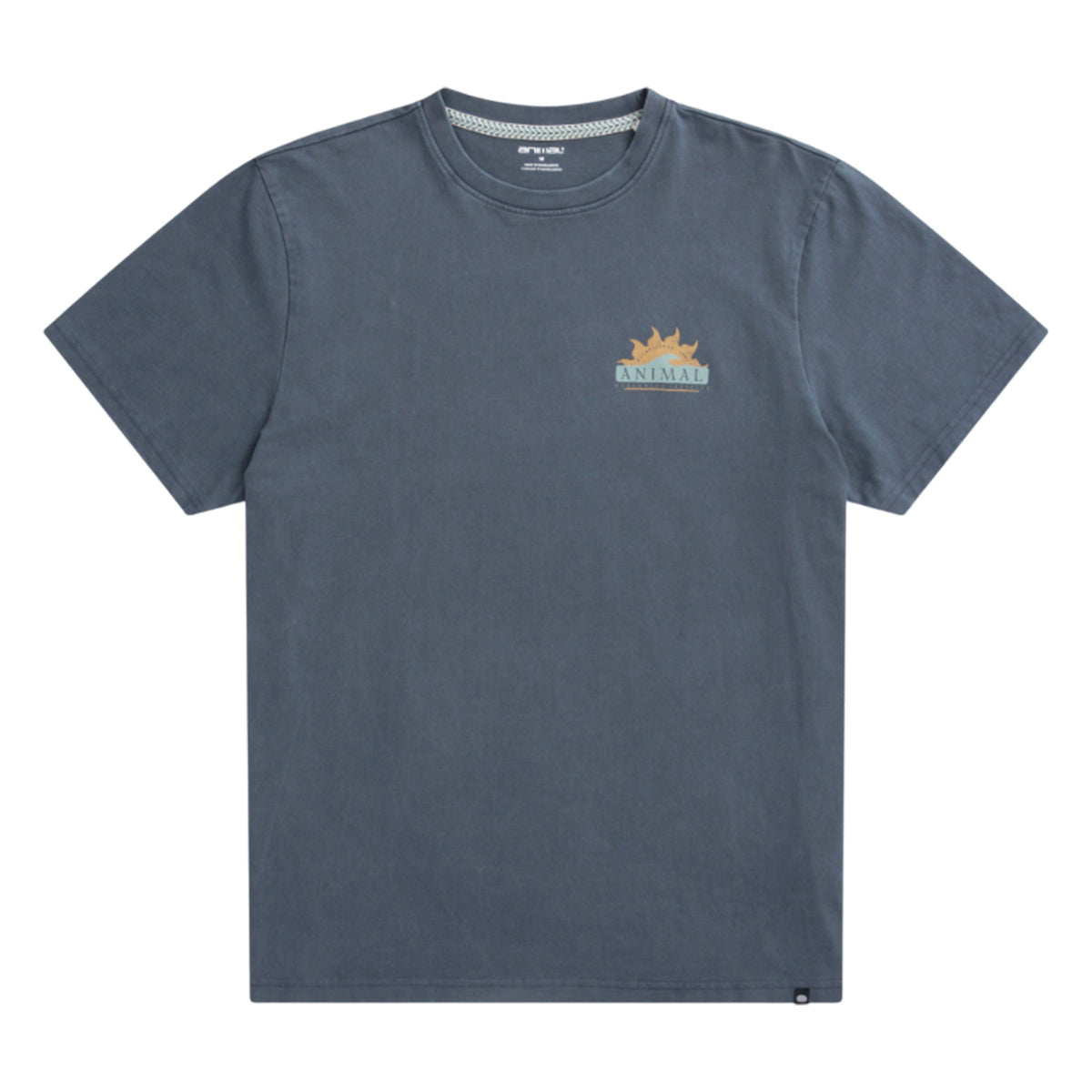 Navy - Front - Animal Mens Chase Sun Relaxed Fit T-Shirt