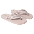 Taupe - Front - Animal Womens-Ladies Tidal Flip Flops