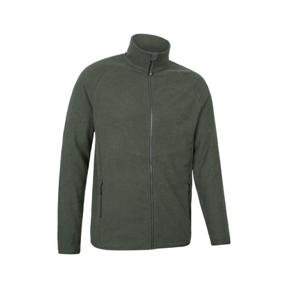 Khaki Green - Side - Mountain Warehouse Mens Milburn Fleece Jacket