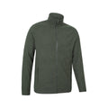 Khaki Green - Side - Mountain Warehouse Mens Milburn Fleece Jacket
