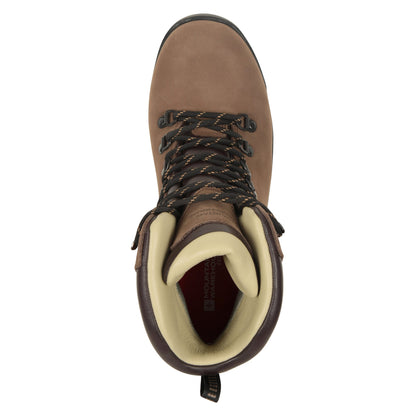 Brown - Pack Shot - Mountain Warehouse Mens Odyssey Extreme Nubuck Waterproof Hiking Boots